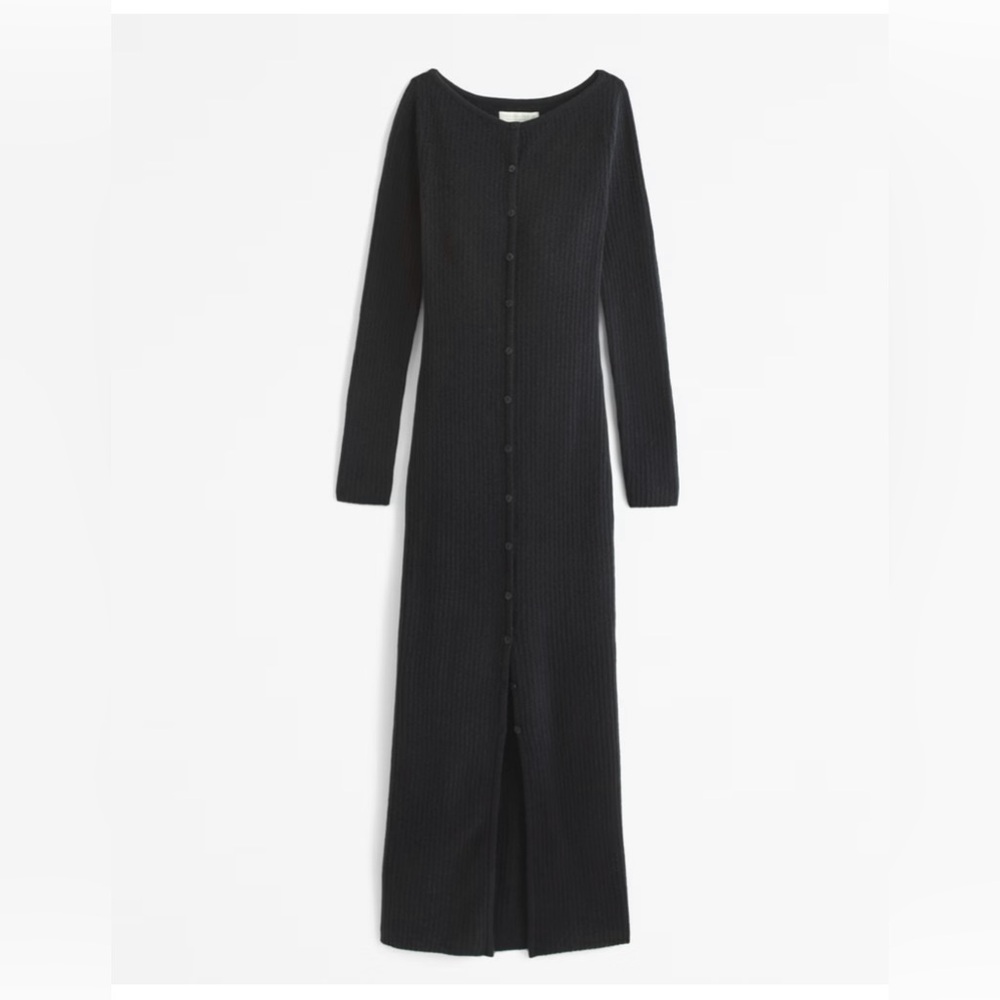 Abercrombie & Fitch Button Through Maxi Dress